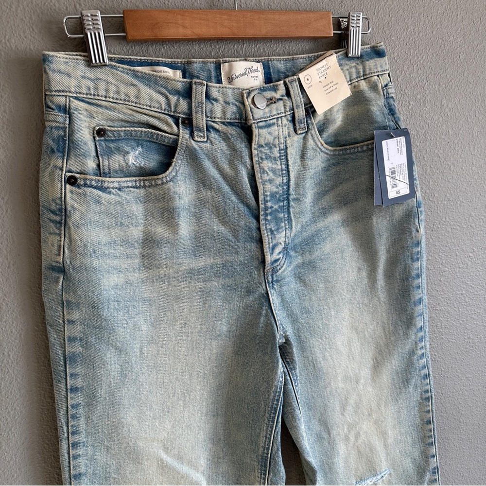 NWT Universal Thread Highest Straight Ankle Jeans… - image 2